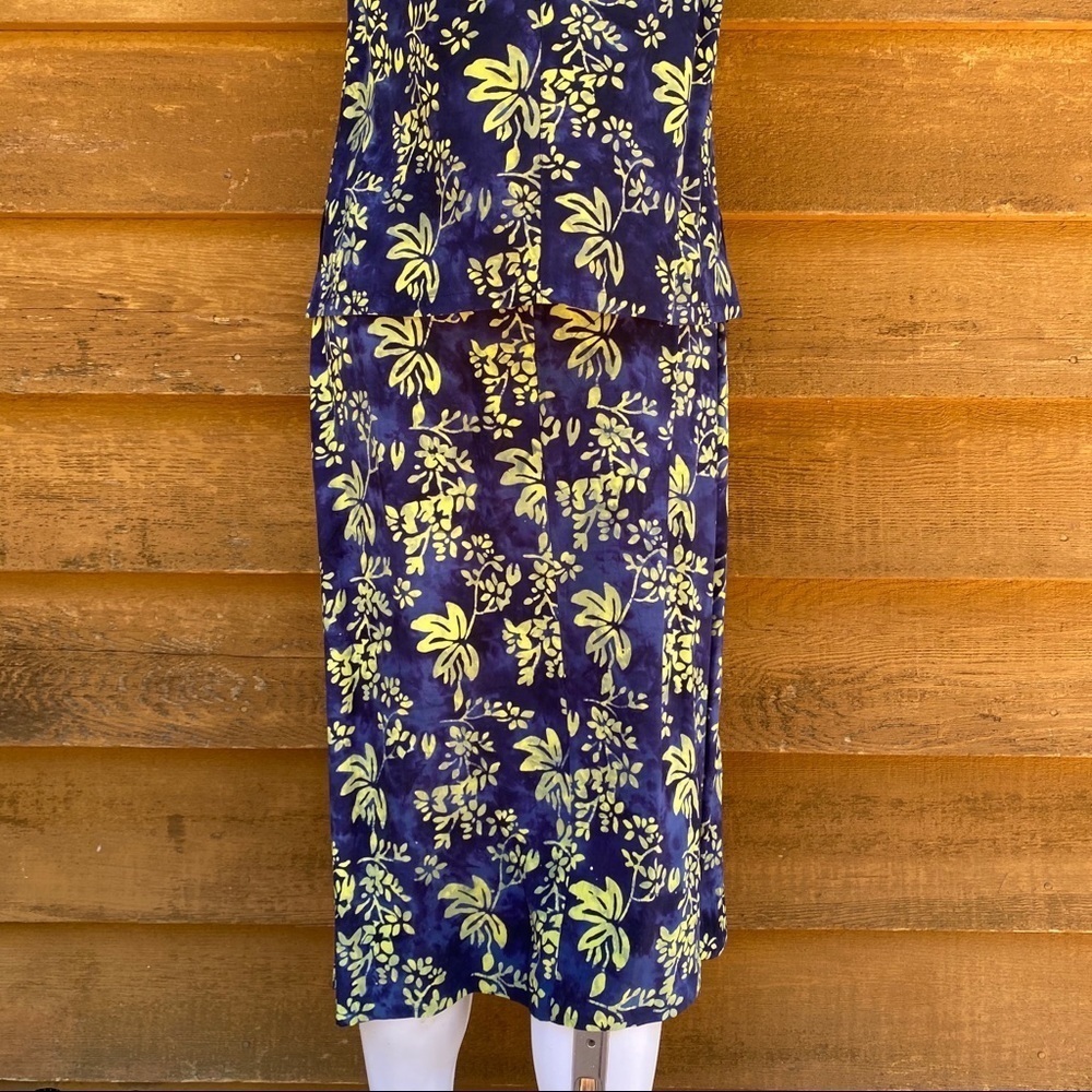 OJAI Vintage Floral Island Style Tank Skirt Set - Picture 11 of 13